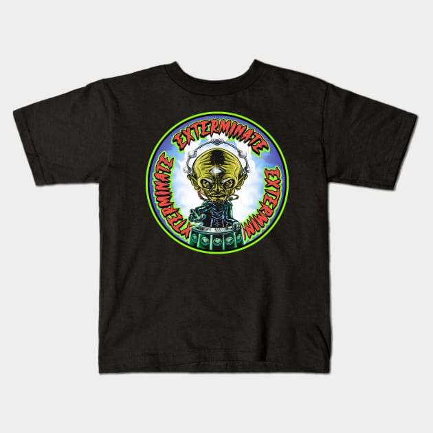 Davros EXTERMINATE Kids T-Shirt by Biomek